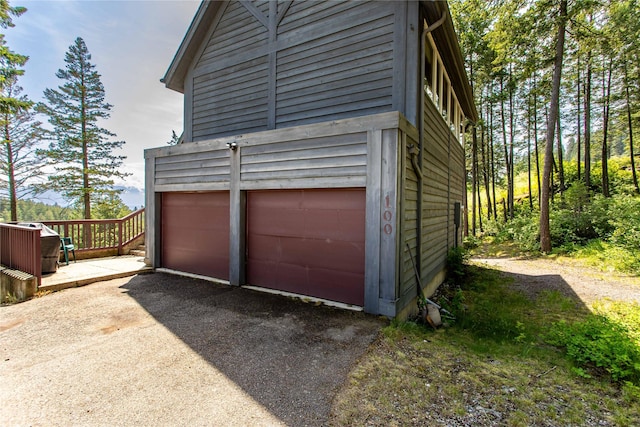 100 Deep Bay Dr, Lakeside, MT 59922 - view of garage