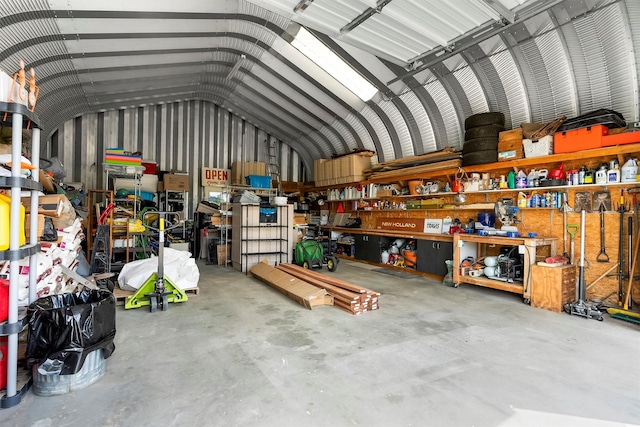 5014 Eastside Hwy, Stevensville, MT 59870 - garage with a workshop area