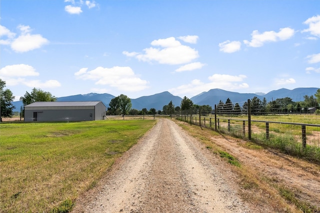 5014 Eastside Hwy, Stevensville, MT 59870 - view of road featuring a mountain view and a rural view