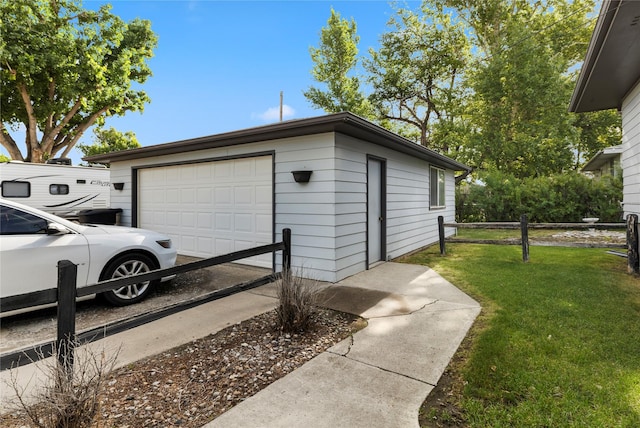 305 S Dell Dr, Havre, MT 59501 - view of detached garage