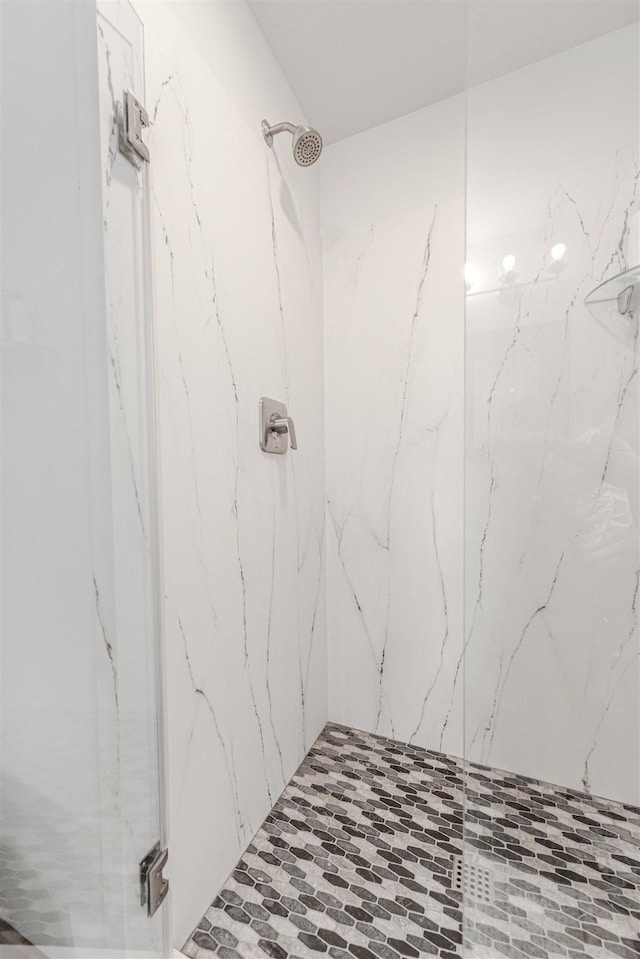 620 Phillips St Unit B, Missoula, MT 59802 - bathroom featuring a marble finish shower