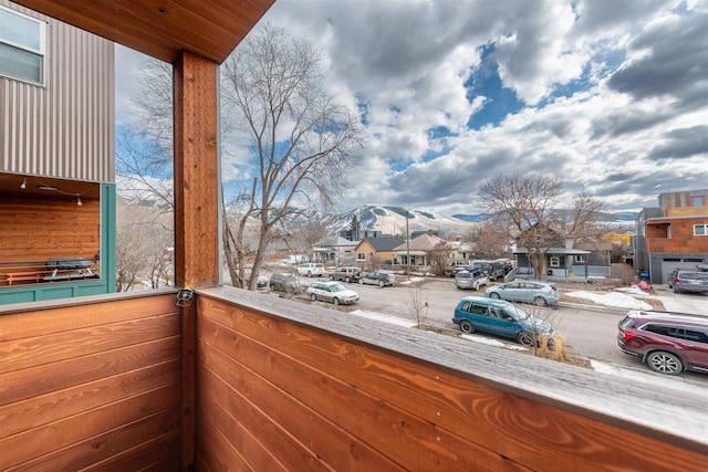 620 Phillips St Unit B, Missoula, MT 59802 - balcony featuring a mountain view and a residential view
