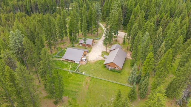 6611 Packer Creek Rd, Haugan, MT 59842 - view of subject property featuring a heavily wooded area