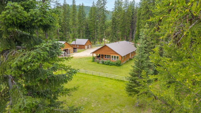 6611 Packer Creek Rd, Haugan, MT 59842 - view of subject property featuring a heavily wooded area