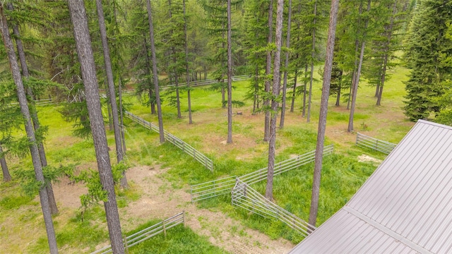 6611 Packer Creek Rd, Haugan, MT 59842 - view of yard