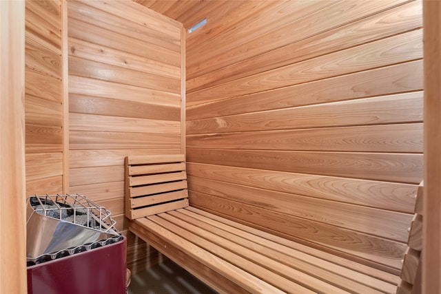 6611 Packer Creek Rd, Haugan, MT 59842 - relaxing sauna featuring wood walls