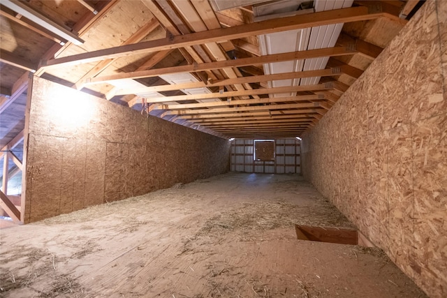 6611 Packer Creek Rd, Haugan, MT 59842 - view of unfinished attic