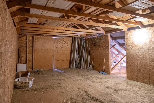 6611 Packer Creek Rd, Haugan, MT 59842 - view of attic