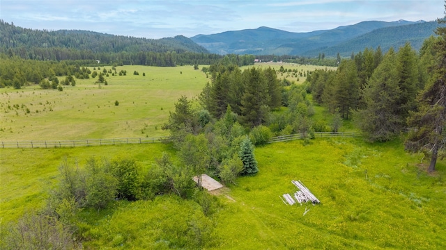 6611 Packer Creek Rd, Haugan, MT 59842 - view of rural area featuring mountains