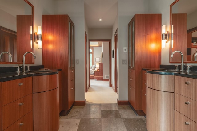 6601 Russian Joe Rd, Missoula, MT 59802 - bathroom with vanity and recessed lighting