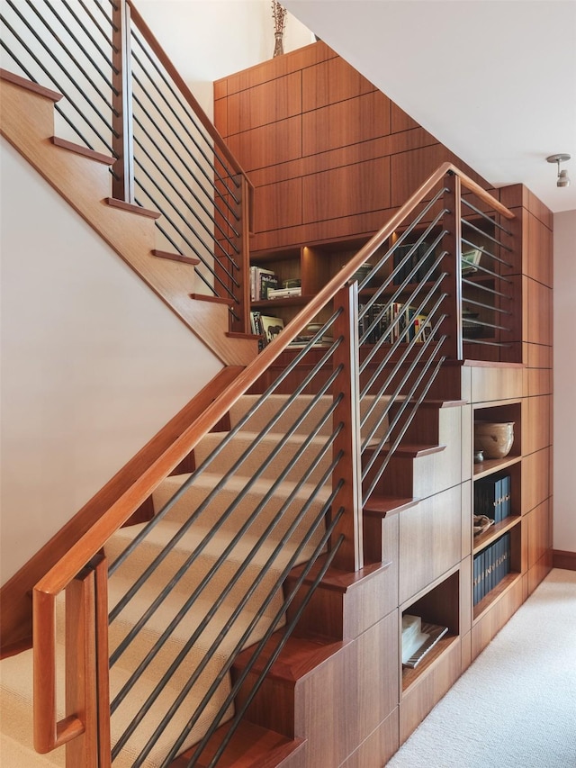 6601 Russian Joe Rd, Missoula, MT 59802 - staircase with carpet flooring