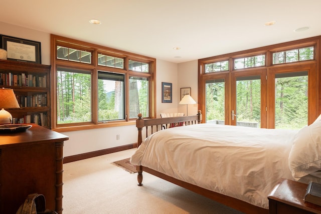 6601 Russian Joe Rd, Missoula, MT 59802 - carpeted bedroom featuring multiple windows and recessed lighting