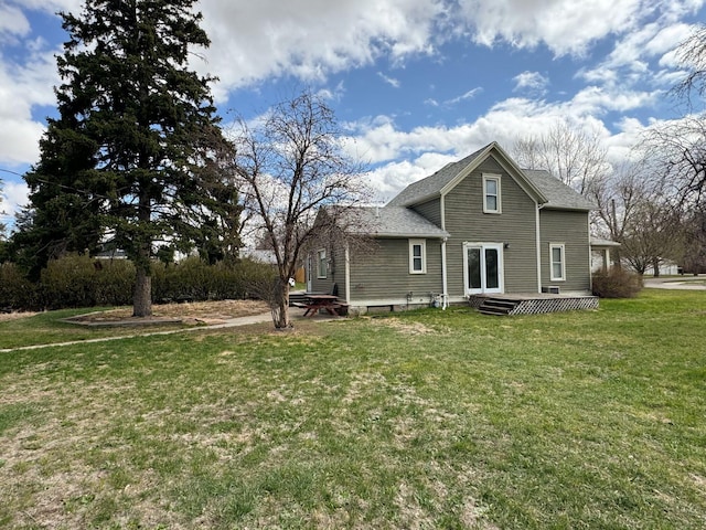 2527 1st Ave S, Great Falls, MT 59401 - back of property with a yard