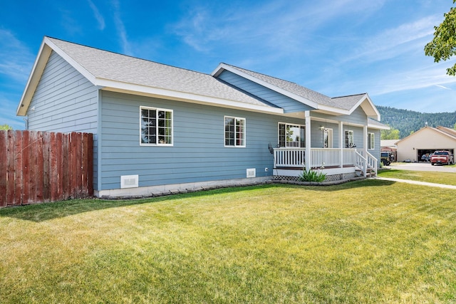 2150 Teal Dr, Kalispell, MT 59901 - view of front of property featuring covered porch and roof with shingles
