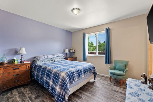 2150 Teal Dr, Kalispell, MT 59901 - bedroom featuring dark wood-type flooring and baseboards