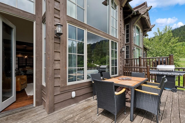 153 Slopeside Dr Unit 14, Whitefish, MT 59937 - deck with grilling area and outdoor dining space