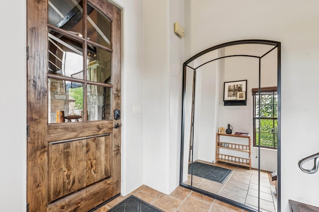 153 Slopeside Dr Unit 14, Whitefish, MT 59937 - foyer with stone tile floors