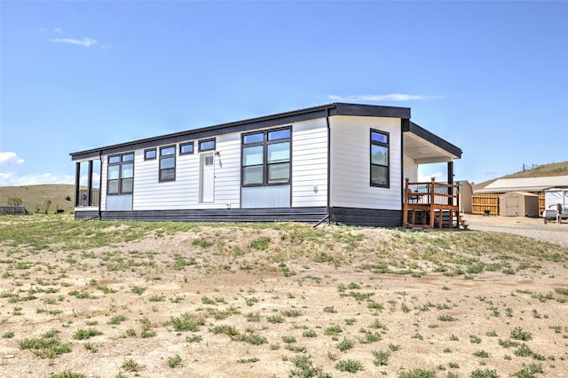 5610 Hauser Damn Rd, Helena, MT 59602 - view of front of property with a storage unit