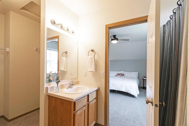 4431 Chesapeake Way, Missoula, MT 59808 - ensuite bathroom with vanity and a ceiling fan