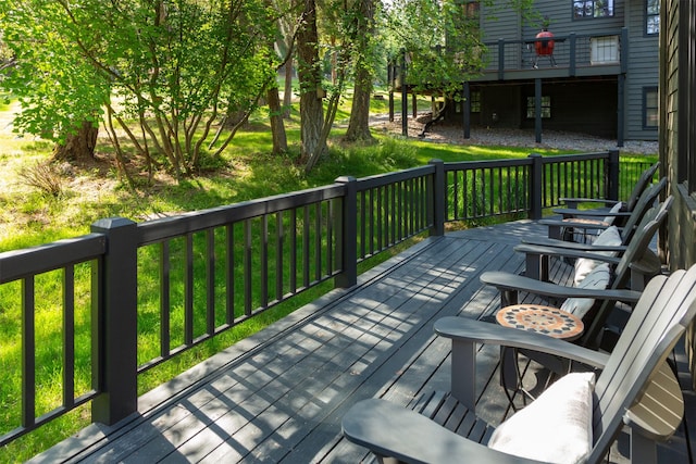 183B Eagle Bend Dr, Bigfork, MT 59911 - view of wooden deck
