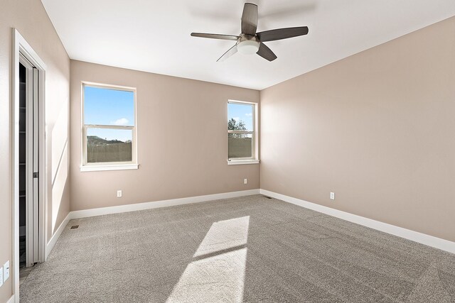243 Stirling Loop, East Helena, MT 59635 - spare room featuring ceiling fan and light colored carpet
