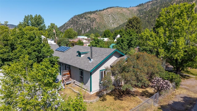 915 3rd St, Missoula, MT 59802 - view from above of property featuring a mountainous background