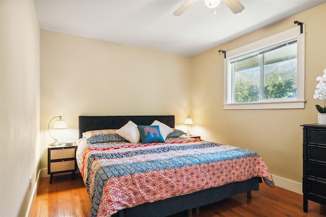 915 3rd St, Missoula, MT 59802 - bedroom featuring wood finished floors and ceiling fan