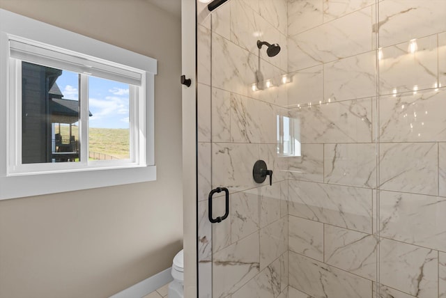 7070 Max Dr, Missoula, MT 59803 - bathroom featuring a stall shower and toilet
