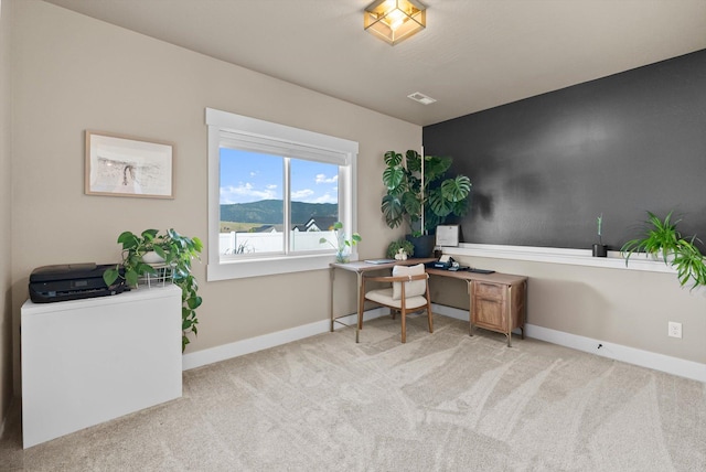 7070 Max Dr, Missoula, MT 59803 - carpeted office space with baseboards and a mountain view