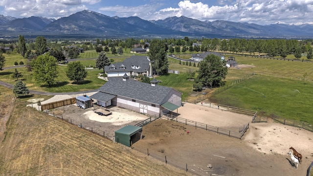 424 Saddle Ridge Rd, Hamilton, MT 59840 - view of rural area with mountains and a pastoral area