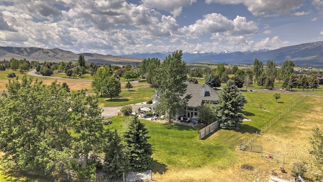 424 Saddle Ridge Rd, Hamilton, MT 59840 - aerial view of sparsely populated area featuring a mountainous background