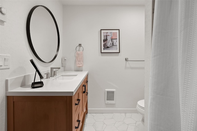 128 Mallard Loop, Whitefish, MT 59937 - bathroom featuring vanity, tile patterned floors, and a shower with shower curtain
