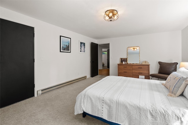 128 Mallard Loop, Whitefish, MT 59937 - bedroom with baseboard heating and carpet floors