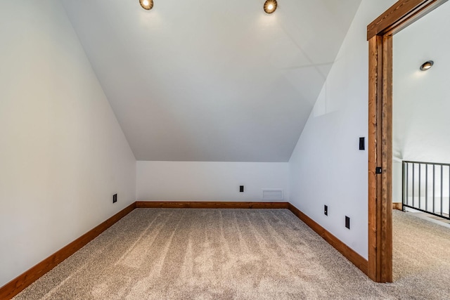 309 Stanton St, Plains, MT 59859 - additional living space with carpet floors and lofted ceiling