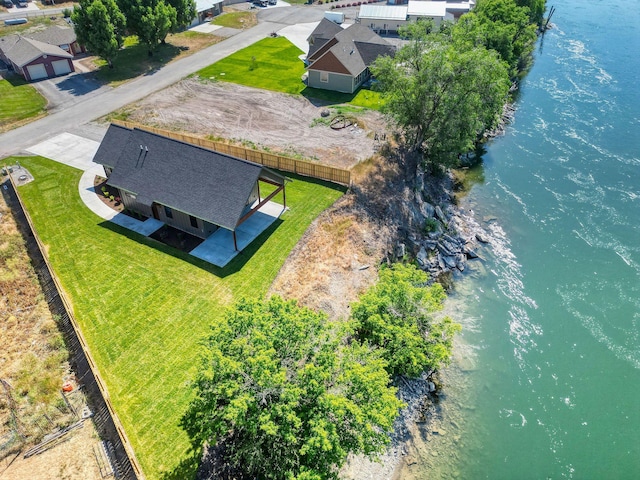 309 Stanton St, Plains, MT 59859 - aerial view of property and surrounding area with a nearby body of water