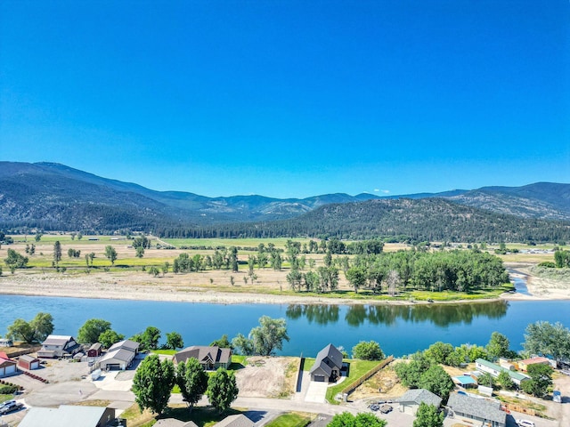 309 Stanton St, Plains, MT 59859 - drone / aerial view of a water and mountain view