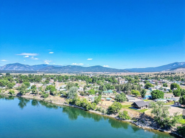 309 Stanton St, Plains, MT 59859 - bird's eye view of a water and mountain view