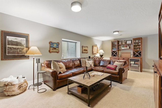1219 Lolo St, Missoula, MT 59802 - living room featuring light carpet and baseboards