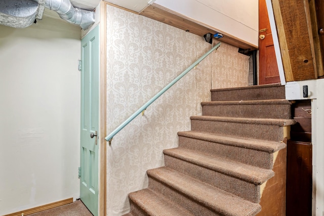 2515 S Higgins Ave, Missoula, MT 59801 - staircase with baseboards