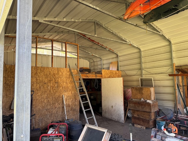 30 Idle Hour Way, Clinton, MT 59825 - garage with metal wall