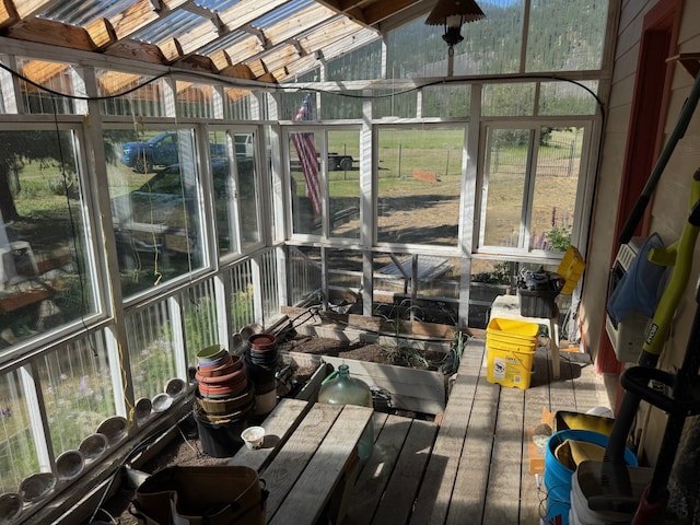 30 Idle Hour Way, Clinton, MT 59825 - sunroom with plenty of natural light and lofted ceiling