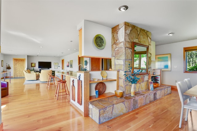1087 Sunny Vista Rd, Helena, MT 59602 - corridor featuring wood finished floors and recessed lighting