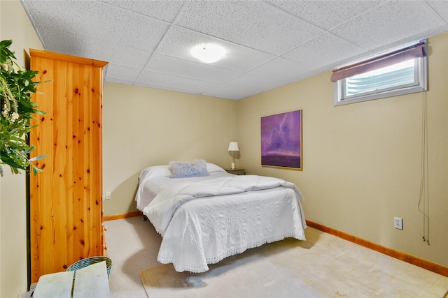 1087 Sunny Vista Rd, Helena, MT 59602 - bedroom with baseboards and a drop ceiling