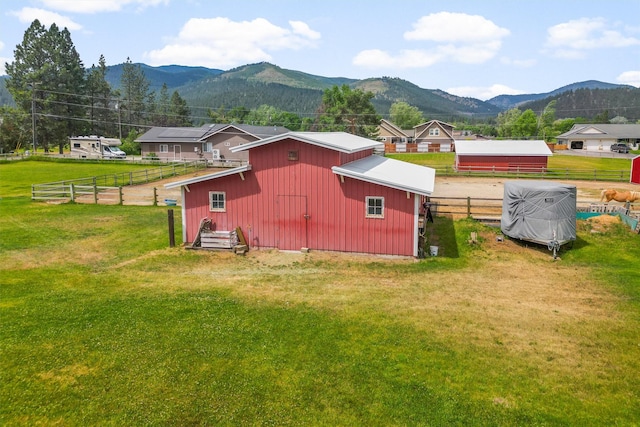 2709 Humble Rd, Missoula, MT 59804 - view of pole building featuring a mountain view