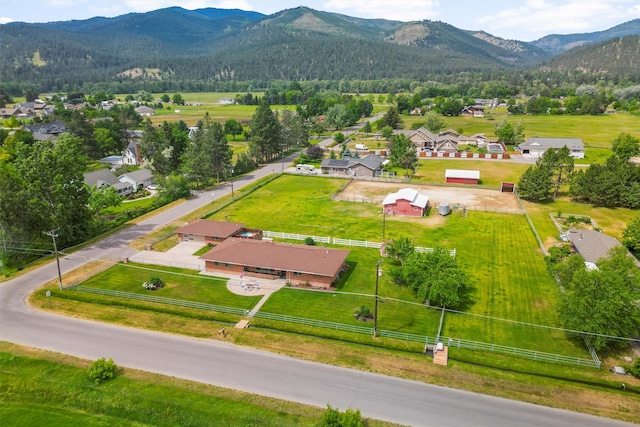 2709 Humble Rd, Missoula, MT 59804 - aerial perspective of suburban area featuring a mountain backdrop