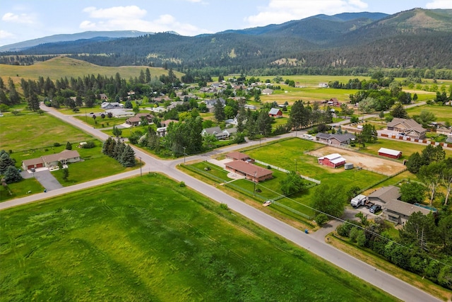 2709 Humble Rd, Missoula, MT 59804 - aerial view of residential area featuring a mountainous background