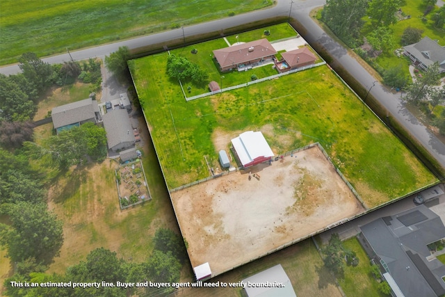 2709 Humble Rd, Missoula, MT 59804 - aerial view of residential area featuring property parcel outlined