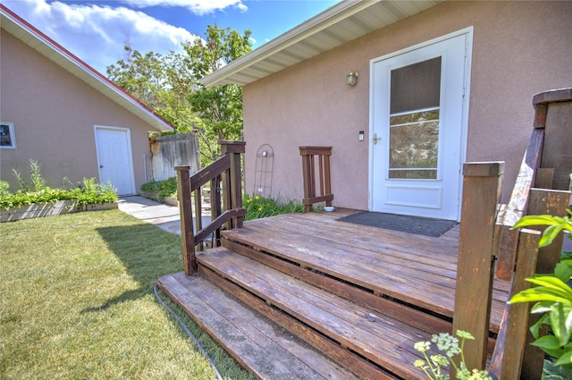 8319 Canyon Ferry Rd, Helena, MT 59602 - deck with a yard