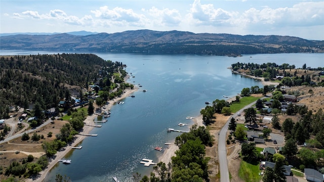 8319 Canyon Ferry Rd, Helena, MT 59602 - drone / aerial view of a water and mountain view