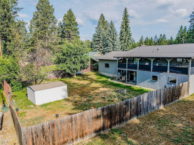 440 Dome Mountain Rd, Libby, MT 59923 - view of yard with an outdoor structure